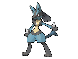 Lucario — arte Pokémon